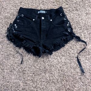 Missdenim black shorts Xs